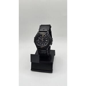 Casio FT500WC-1BVCF Men's FT500WVB-1BV Forester Black Sport Watch  Nylon Band